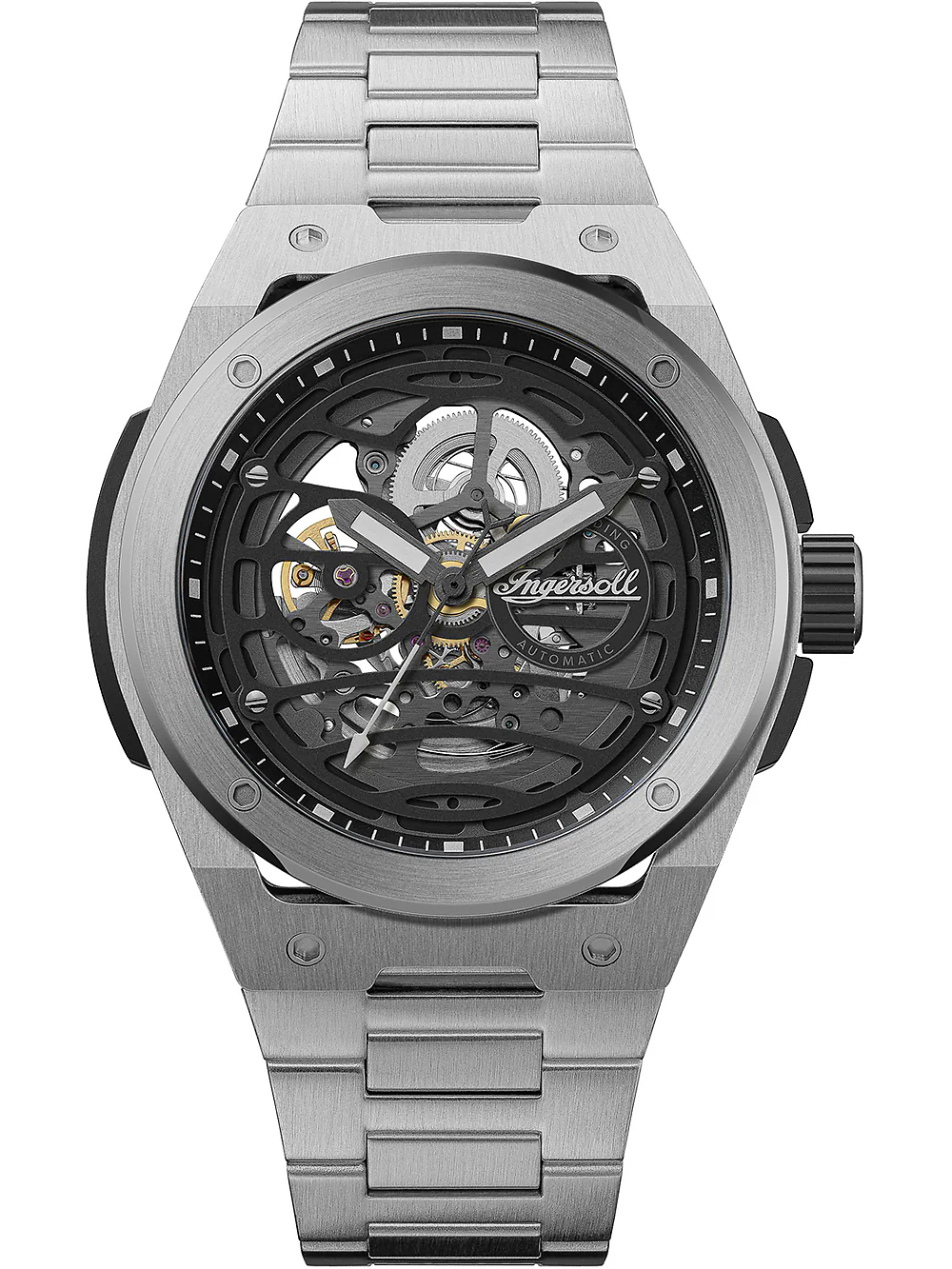 Pánské hodinky Ingersoll I15203 Mens Watch Springfield Automatic 47mm 5ATM