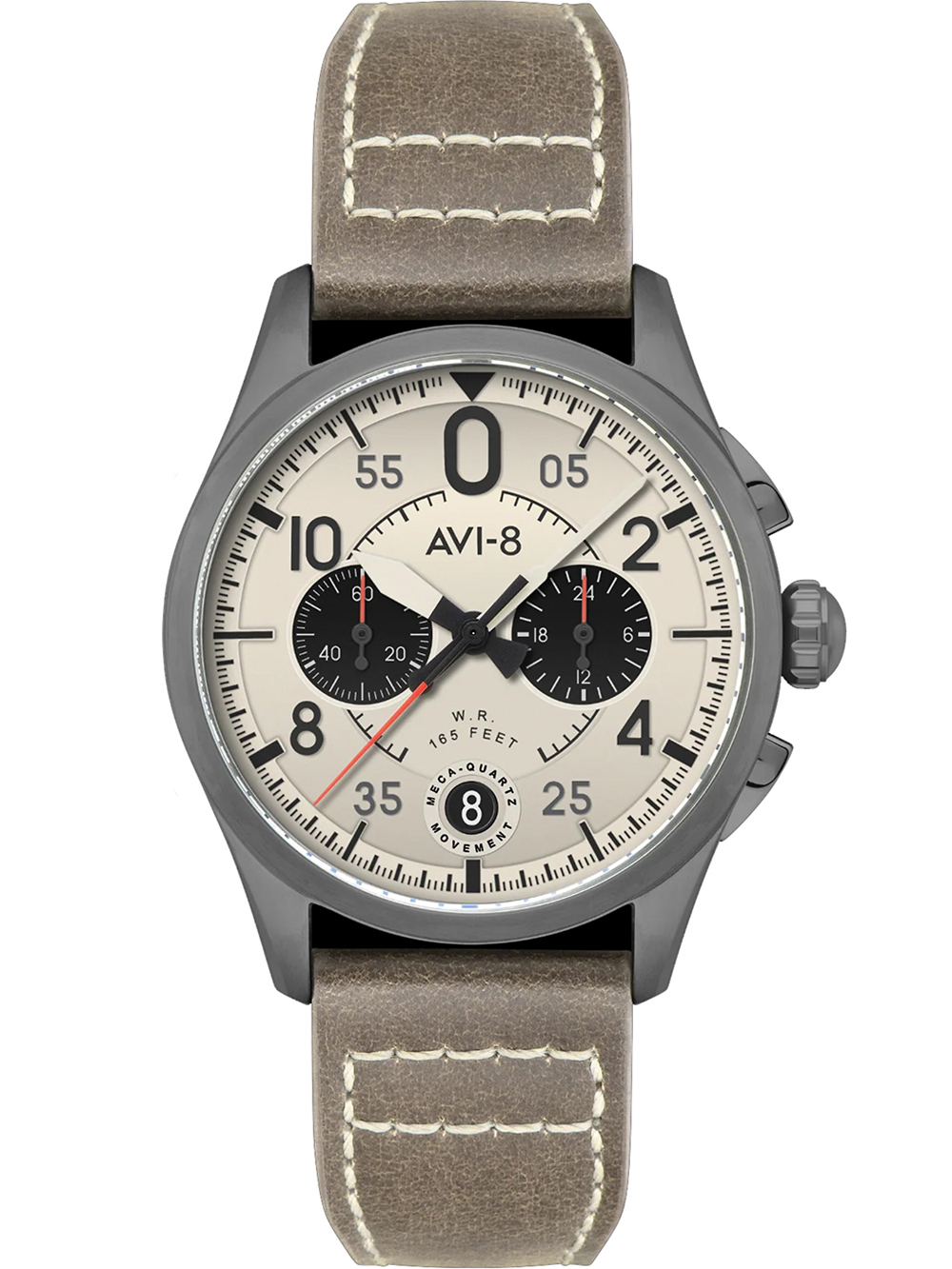Pánské hodinky AVI-8 AV-4089-06 Mens Watch Spitfire Lock Chronograph 42mm 5ATM