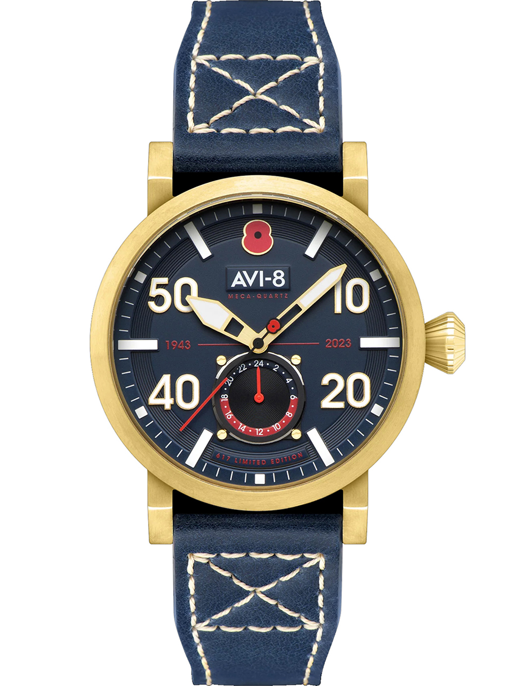Pánské hodinky AVI-8 AV-4108-RBL-03 Mens Watch Dambuster Limited 80th Anniversary Royal British Legion