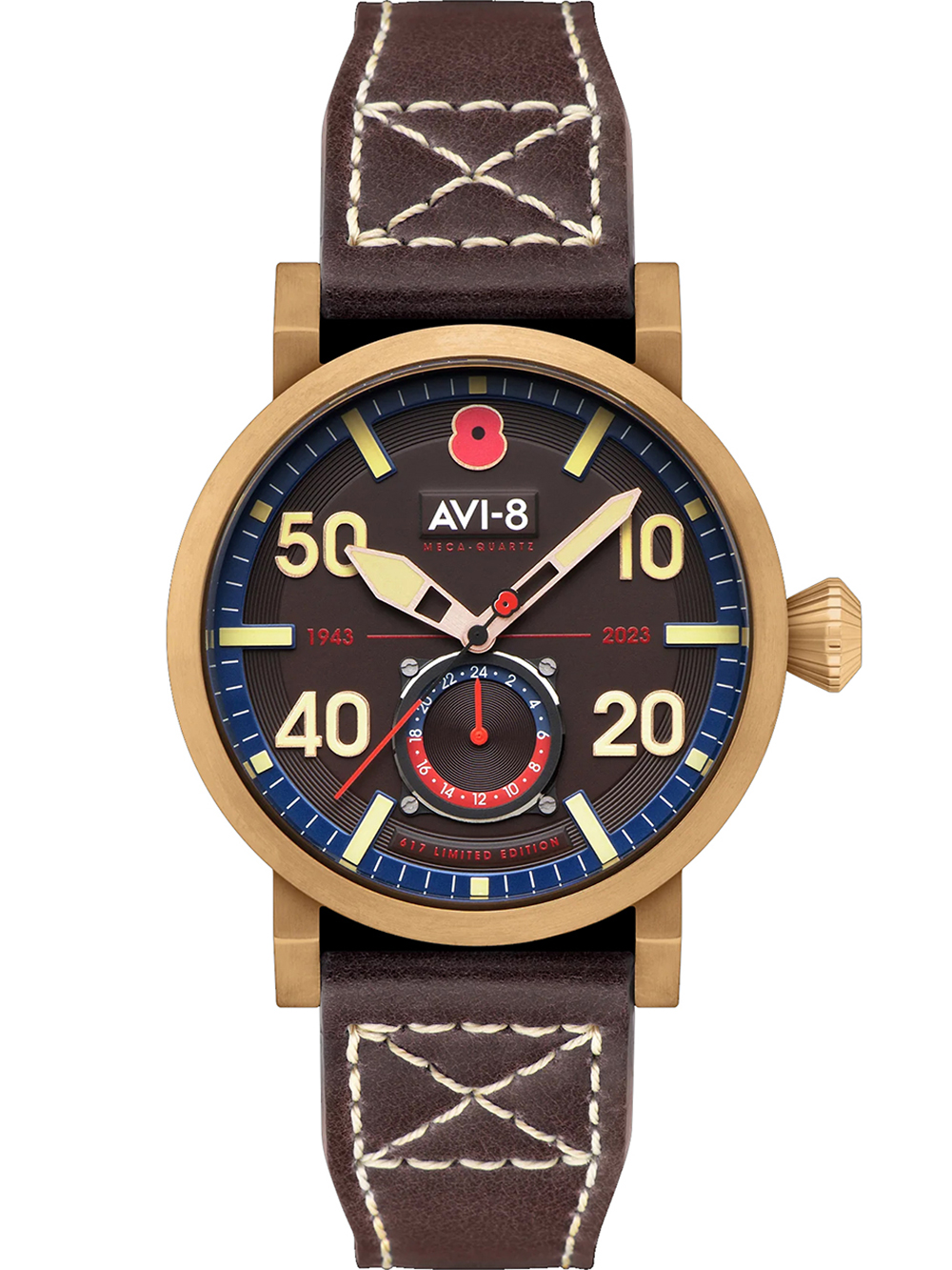 Pánské hodinky AVI-8 AV-4108-RBL-05 Mens Watch Dambuster Limited 80th Anniversary Royal British Legion