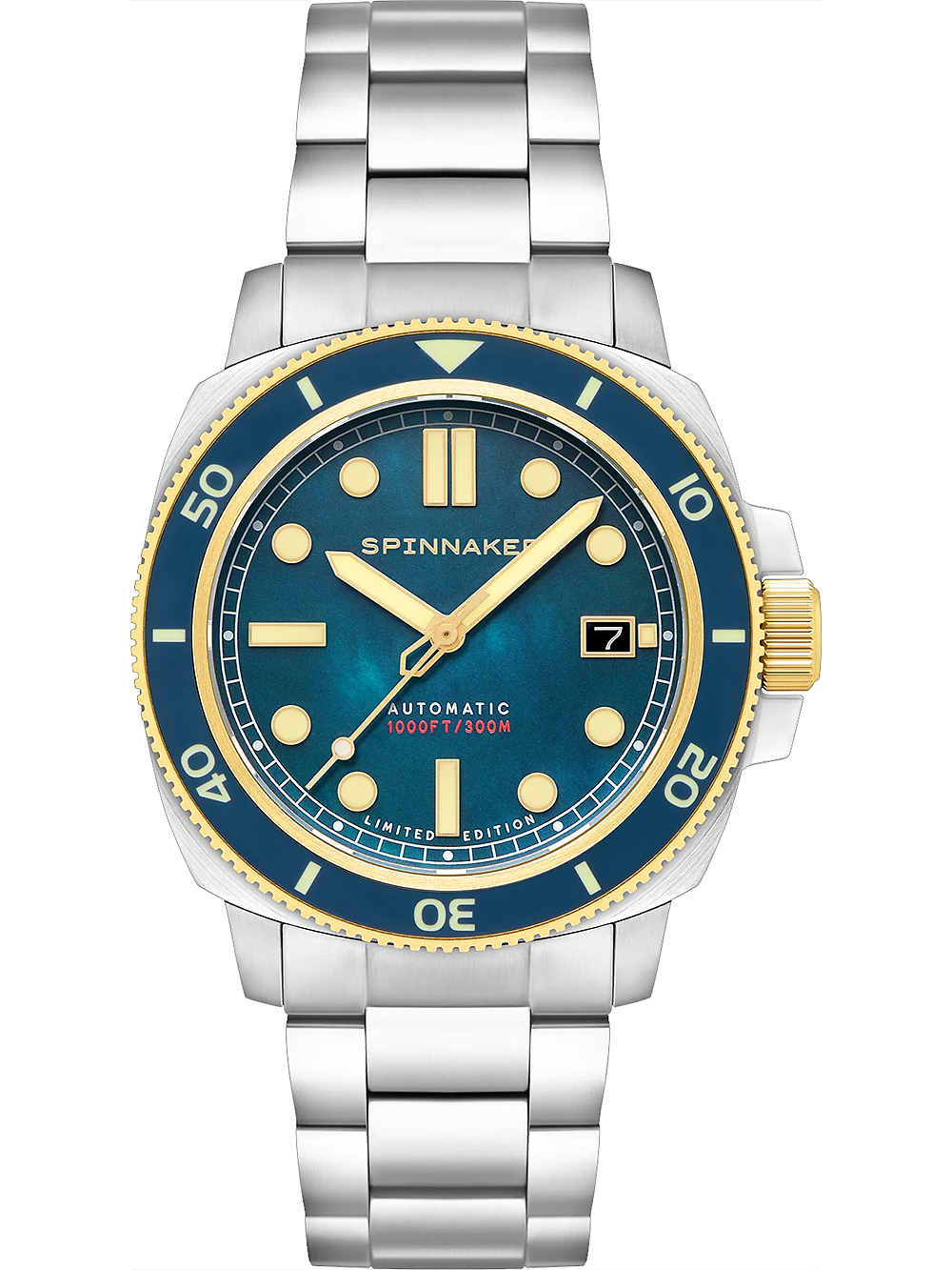 Pánské hodinky Spinnaker SP-5106-44 Mens Watch Hull Automatic Pearl Diver Limited 42mm 30ATM
