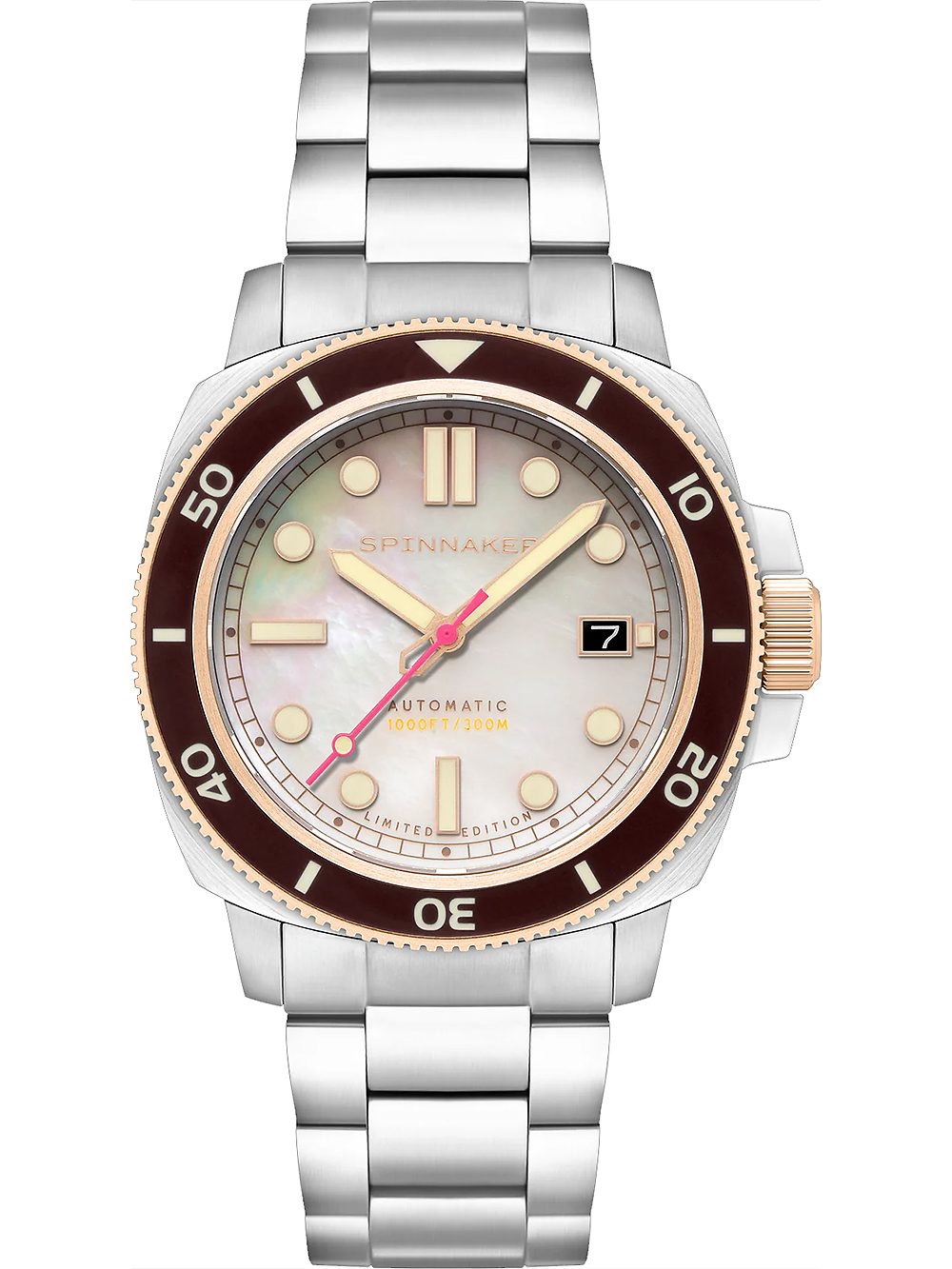 Pánské hodinky Spinnaker SP-5106-55 Mens Watch Hull Automatic Pearl Diver Limited 42mm 30ATM