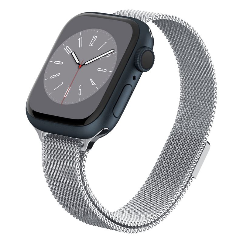 Spigen Metal Fit, silver - Apple Watch 41mm/40mm/38mm