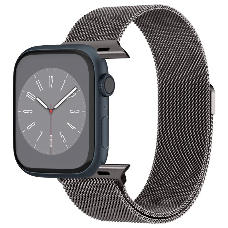 Spigen Metal Fit, graphite - Apple Watch 49mm/45mm/44mm/42mm