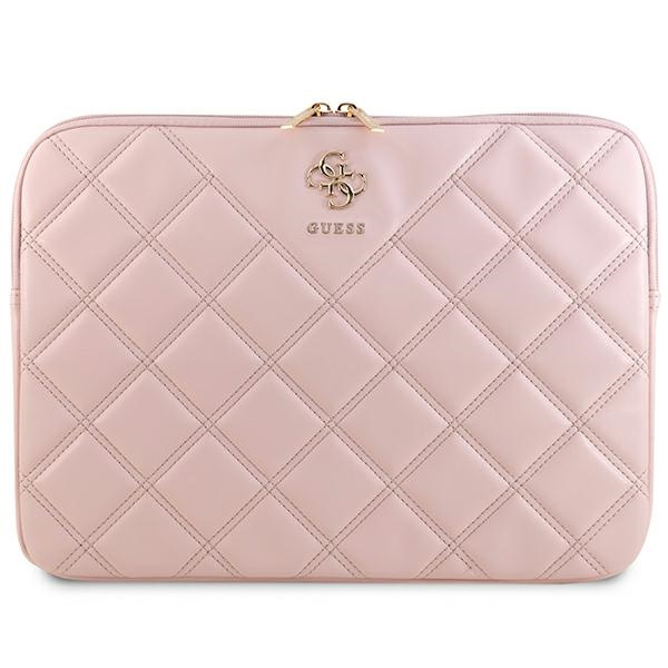 Guess Sleeve GUCS14ZPSQSSGP 14" Quilted 4G pink