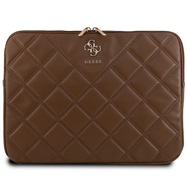 Guess Sleeve GUCS14ZPSQSSGW 14" Quilted 4G brown