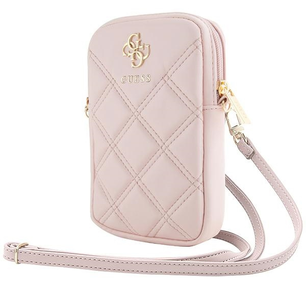 Guess GUWBZPSQSSGP Zip Quilted 4G pink