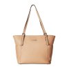 Calvin Klein Pebble Leather Tote oat