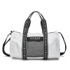GUESS TAŠKA MESH POCKET DUFFLE BAG BÍLÁ
