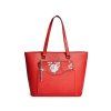 GUESS kabelka Cianna Logo Tote červená