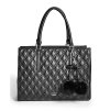 KABELKA GUESS REDFORD QUILTED TOTE černá