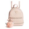 GUESS BATOH XIMENA CONVERTIBLE LOGO BACKPACK růžový