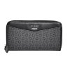 PENĚŽENKA GUESS DIEM LOGO ZIP AROUND WALLET černá