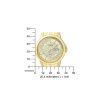 citizen geh use gold plattiert ziffernblatt champagner armband goldfarben bf2013 56pe