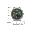 citizen geh use silberfarben ziffernblatt gr n armband silberfarben ca0770 72x 3