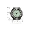 citizen geh use grau ziffernblatt gr n armband schwarz bj8055 04x