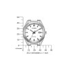 citizen geh use silberfarben ziffernblatt wei armband silberfarben bm7620 83a 2
