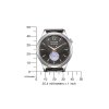 citizen geh use silberfarben ziffernblatt schwarz armband schwarz nh9131 14e 2