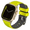 UNIQ Linus Band Apple Watch 4/5/6/7/SE/8/9/Ultra 44/45/49mm Airosoft Silicone limonkowy/lime green