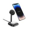 Spigen ArcField MagFit Dual Wireless Charger (MagSafe/iPhone/AirPods 7.5W/5W) PF2100, black