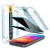 Spigen Glass tR EZ Fit (Privacy) 2 Pack, transparency - iPhone 15 Plus