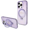 Guess GUHMP14XHRSGSU Apple iPhone 14 Pro Max hardcase Ring Stand Script Glitter MagSafe purple