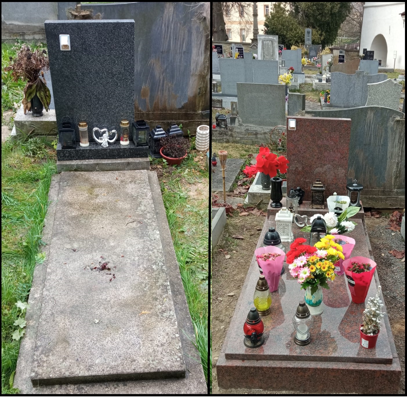 Jednohrob z žuly Withred – obnova s respektem k místu