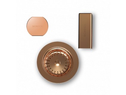 Viditelné části v MĚDI broušené pro dřezy s jednou výpustí 4000XXCOB