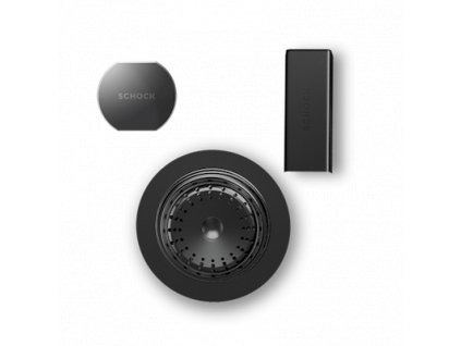 Viditelné části v GUNMETAL broušený pro dřezy s dvěmi výpustmi 4000XXGUB