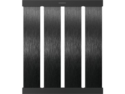 Designová podložka v černém kovu 629726s