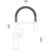 Kuchyňská baterie SCHOCK SC 550 Cristadur+® Bronze 558000