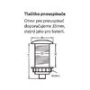 Pneuspínač - NEREZ LESK - sada pro spínání drtiče odpadů