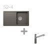 SET 02-4 Dřez SCHOCK Toledo D-100 + baterie SC-510 Barevná 554000