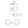 SET 03-4 Dřez SCHOCK Toledo D-100L + baterie SC-510 Barevná 554000