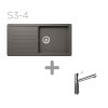 SET 03-4 Dřez SCHOCK Toledo D-100L + baterie SC-510 Barevná 554000