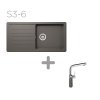 SET 03-6 Dřez SCHOCK Toledo D-100L + baterie SC-540 Barevná 557000