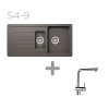 SET 04-9 Dřez SCHOCK Toledo D-150 + baterie Epos Chrom 540120