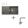 SET 09-2 Dřez SCHOCK MONO D-100L + baterie Epos barevná 540127