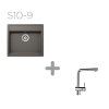 SET 10-9 Dřez SCHOCK MONO N-100 + baterie Epos Chrom 540120