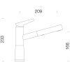 Kuchyňská baterie SCHOCK SC 510 Cristadur®Green Line Ivy 554120
