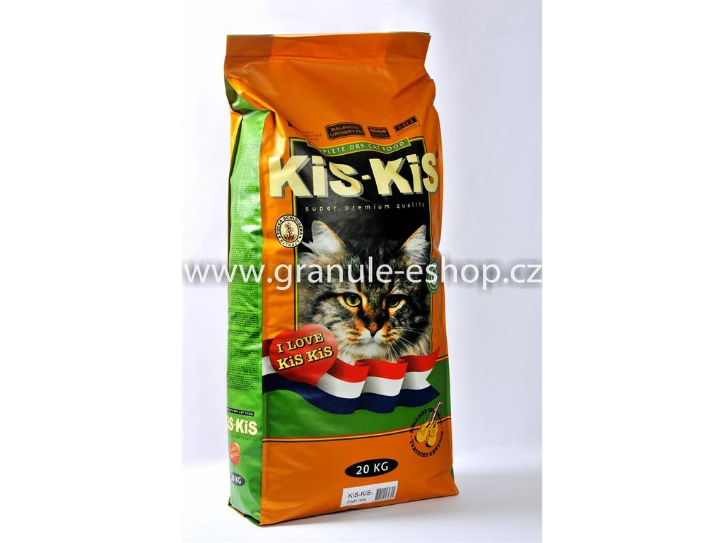 Granule pro kočky KiS-KiS Fish mix 20 Kg