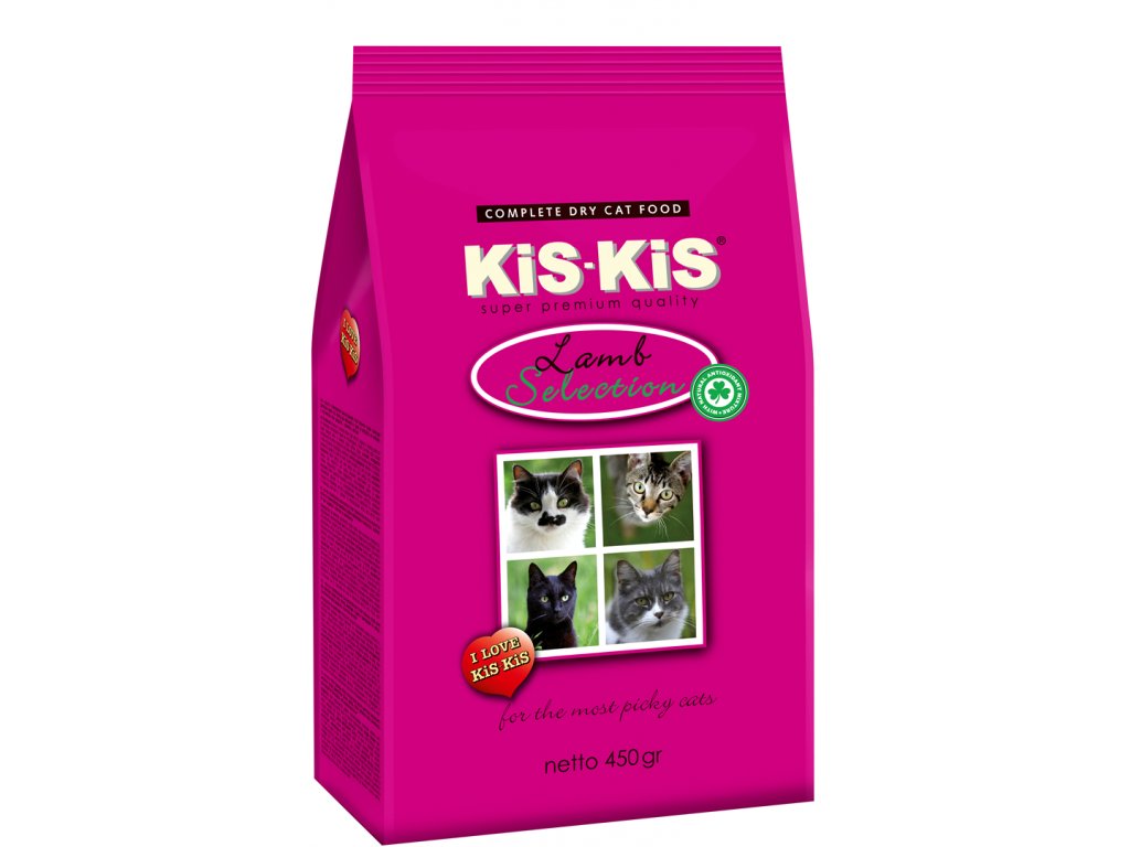 Granule pro kočky KiS-KiS Lamb selection 450 g