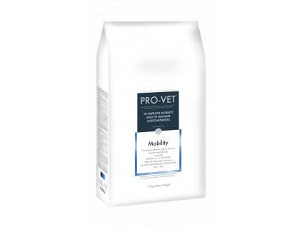 Veterinární granule pro psy -  klouby, snížená pohyblivost - PRO-VET Mobility 7,5 Kg