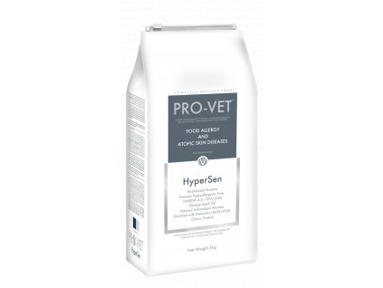 Veterinární granule pro kočky - potravinová alergie a atopie - PRO-VET Hypersen 3 Kg
