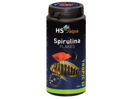 Krmení pro akvarijní ryby - O.S.I. Spirulina flakes 400 ml