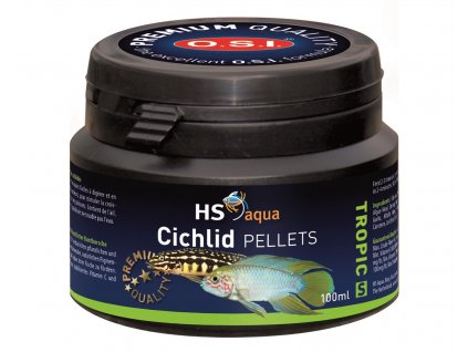 Krmení pro akvarijní ryby - O.S.I. Cichlid pellets small 100 ml