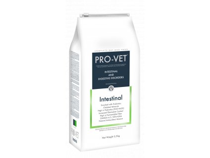 Veterinární granule pro psy - akutní průjmy, špatné trávení - PRO-VET Intestinal 2,5 Kg