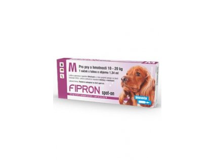 Fipron 134 mg Spot-On Dog M sol 1x1,34 ml  antiparazitní přípravek pro psy spot on