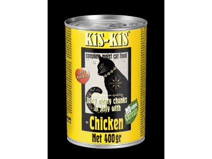 KisKis Cat 400g TinCan Chicken RGB