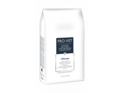 Veterinární granule pro psy s potravinovou alergií a atopií - PRO-VET Ultimate 7,5 Kg